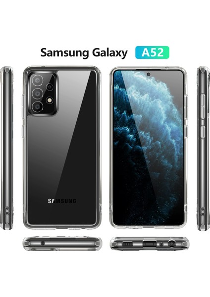 Samsung Galaxy A52 5g/4g Için Crystal Clear Hard Pc Tpu Tampon Koruyucu Kapağı Clear Kılıf (Yurt Dışından) fiyatları