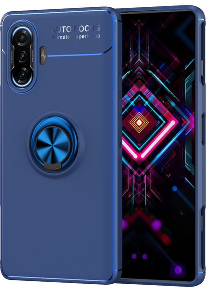 Xiaomi Redmi K40 Gaming Için Yüzüklü Arkası Yumuşak Tpu Kapaklı Kılıf (Yurt Dışından)