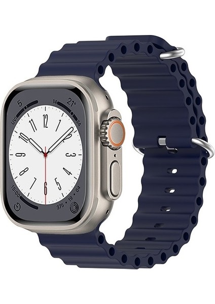 Apple Watch 10 42mm - 38/40/41mm Kordon Ocean Silikon Kordon 2/3/4/5/6/se/7/8/9