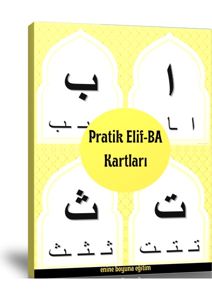 Pratik Elif-Ba Kartları (Laminasyonlu Sert Kartlar)