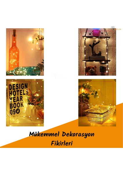 Peri LED Çok Amaçlı Dekoratif Aydınlatma 3 Metre Piller Dahil Şerit Parti Işığı fırsatları