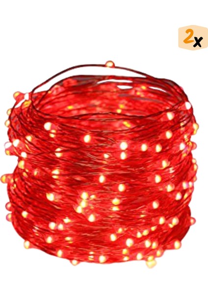 Peri LED Çok Amaçlı Dekoratif Aydınlatma 3 Metre Piller Dahil Şerit Parti Işığı