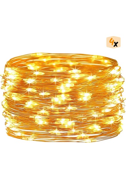 Peri LED Çok Amaçlı Dekoratif Aydınlatma 3 Metre Piller Dahil Şerit Parti Işığı