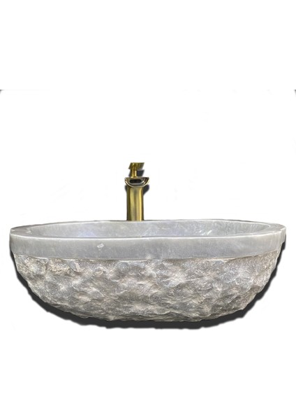 Gri Mermer Dışı Mucartalı Özel Tasarım Lavabo