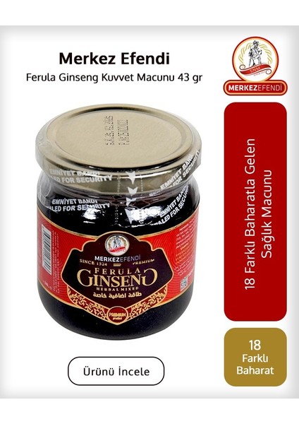 Merkez Efendi Ferula Ginseng 43 Gr
