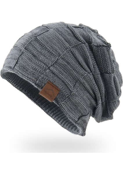 Sonbahar ve Kış Artı Kadife Karışık Renk Yünlü Örme Şapka Sıcak Moda Kapüşon Avrupa ve Amerikan Kış Bayan Şapka (Yurt Dışından)