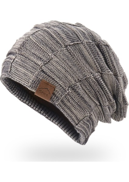 Sonbahar ve Kış Artı Kadife Karışık Renk Yünlü Örme Şapka Sıcak Moda Kapüşon Avrupa ve Amerikan Kış Bayan Şapka (Yurt Dışından)