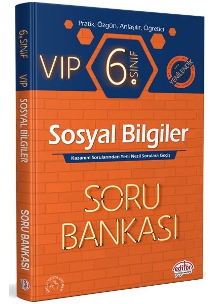 6. Sınıf Vıp Sosyal Bilgiler Soru Bankası