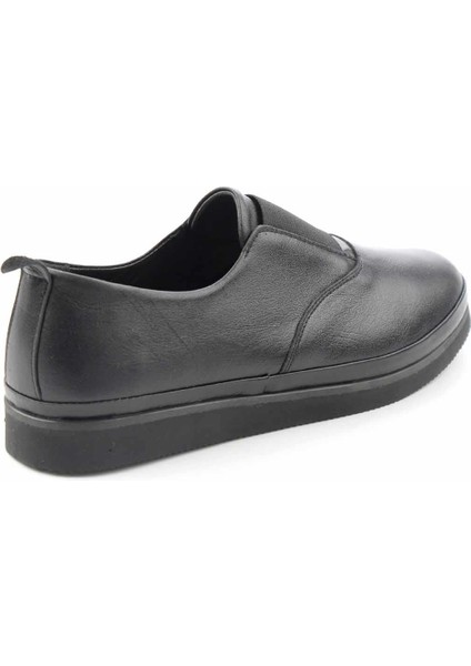 Siyah Leather Kadın Casual Ayakkabı K01248028503 fırsatları