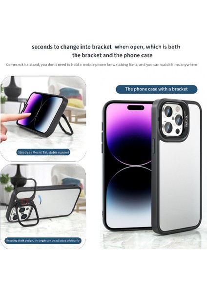 iPhone 14 Pro Için Tutucu Telefon Kılıfı - Mavi (Yurt Dışından) modelleri