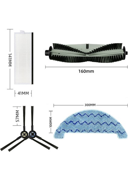 Ilife A7/A9S/X785/X750/X800 Elektrikli Süpürge Aksesuarları Için Yedek Kit Parçaları (Yurt Dışından) fiyatları