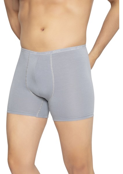 3'lü Ekonomik Paket, Bambu Kumaş, Süper Rahat, Katlanmaz Lastikli, Likralı Erkek Boxer Külot