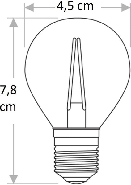 Cata 4W Rustik LED Ampul CT-4283