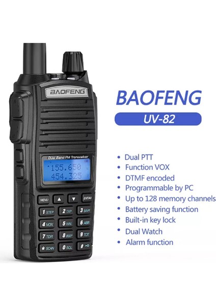 Uv-82 Dual Bant El Telsizi (Vhf+Uhf) fiyatları