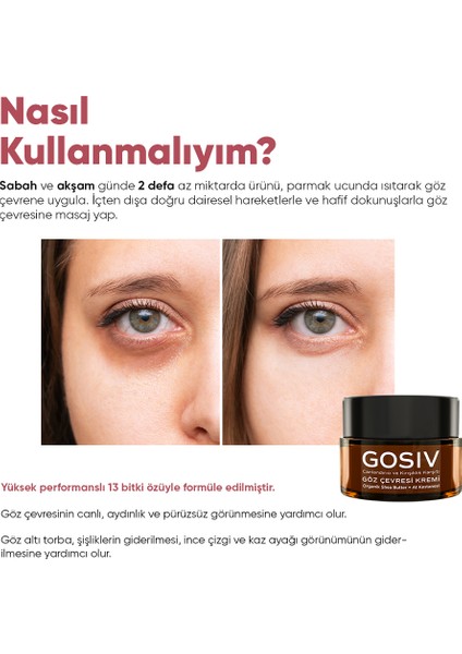 Canlandırıcı ve Kırışıklık Karşıtı Göz Çevresi Kremi 15 ml