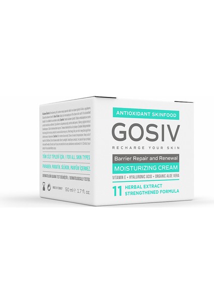 Bariyer Onarıcı ve Nemlendirici Krem 50 ml modelleri