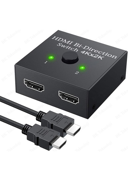 4K HDMI Switch Çift Yönlü HDMI Seçici HDMI Bi-Direction Switch HDMI Splitter