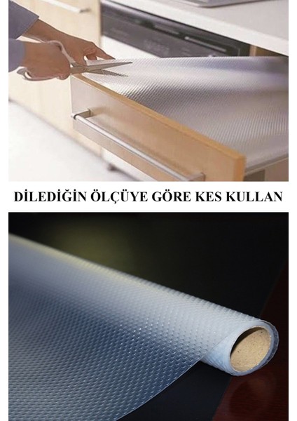 Eva Raflık Kaymaz Dolap İçi Çekmece Raf Örtüsü Kaydırmaz 45 cm x 3 m fiyatları