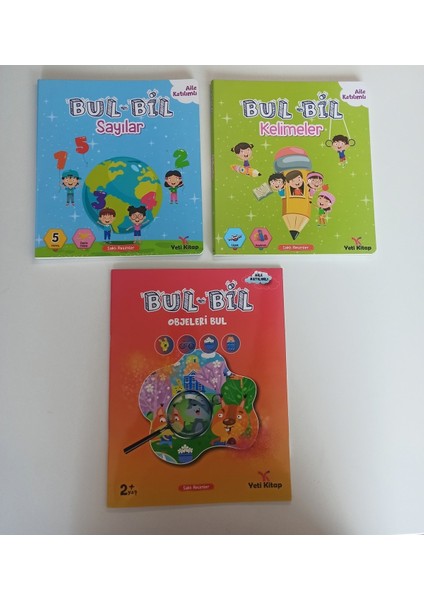 2-4 Yaş Bul-Bil Etkinlik Kitap Seti (3 Kitap) - Feyyaz Ulaş (Ciltli)
