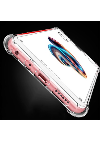 Xiaomi Redmi Note 6 Pro Köşe Korumalı Şeffaf Darbe Emici Telefon Kılıfı fiyatları