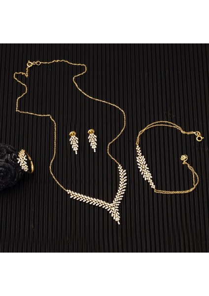 Sarmaşık 14 Ayar Altın Hanımeli Set fırsatları