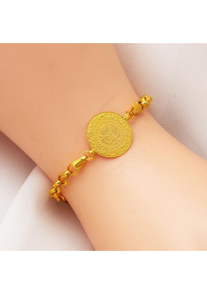 Doç Zincirli Çeyrek Altınlı Bileklik fiyatları