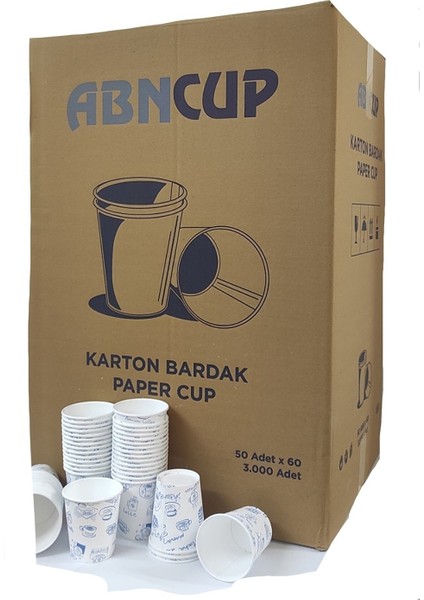 Karton Bardak 7 oz 3000'li