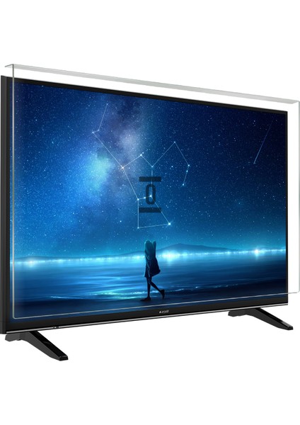 Kristalize Panel Samsung 43RU7090 Tv Ekran Koruyucu Düz (Flat) Ekran