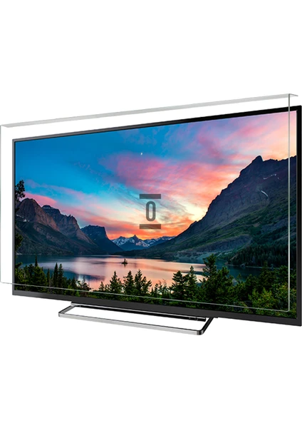 Kristalize Panel LG 43UP80006LA Tv Ekran Koruyucu Düz (Flat) Ekran