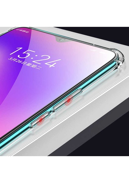 Xiaomi Redmi Note 8 Pro Köşe Korumalı Şeffaf Darbe Emici Telefon Kılıfı