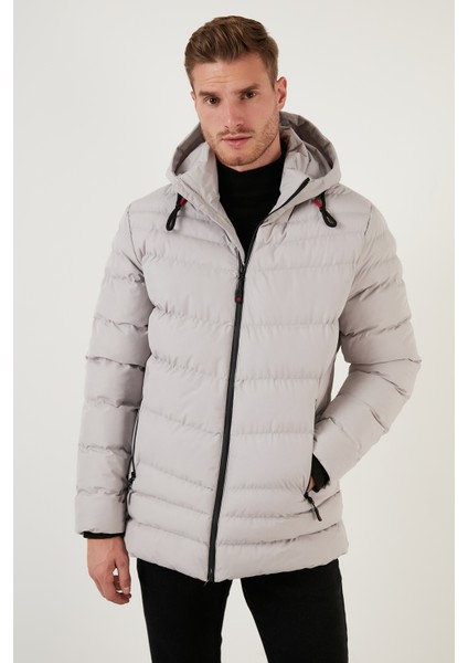 Slim Fit Kapüşonlu Cepli Mont Erkek Mont 6274818 modelleri