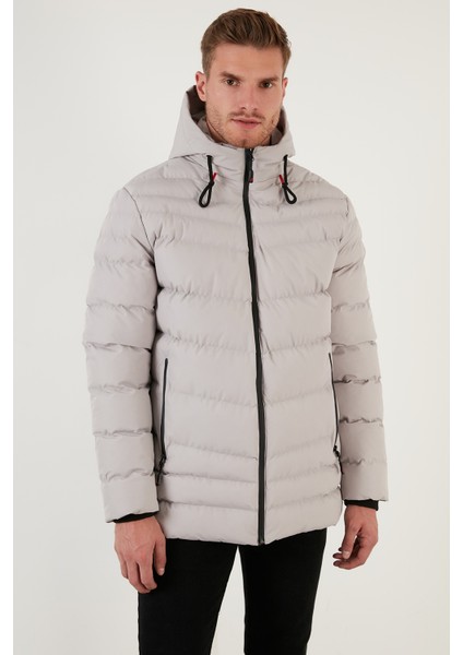 Slim Fit Kapüşonlu Cepli Mont Erkek Mont 6274818 fırsatları