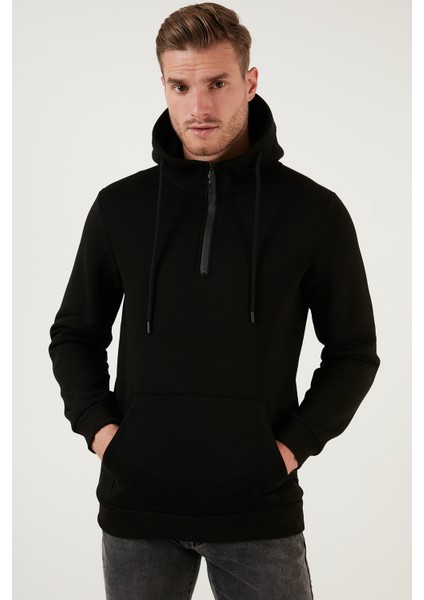 Pamuklu Içi Tüylü Yumuşak Şardonlu Kapüşonlu Sweat Erkek Sweat 59052651