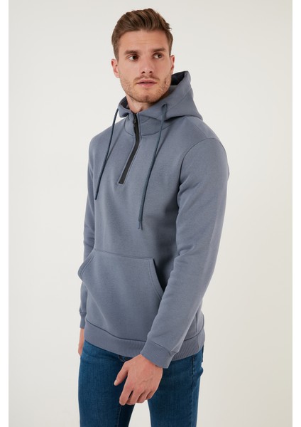 Pamuklu Içi Tüylü Yumuşak Şardonlu Kapüşonlu Sweat Erkek Sweat 59052651 fiyatları
