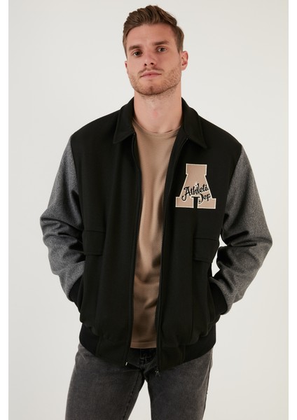 Armalı Fermuarlı Regular Fit Bomber Mont Erkek Mont 5715896 fiyatları