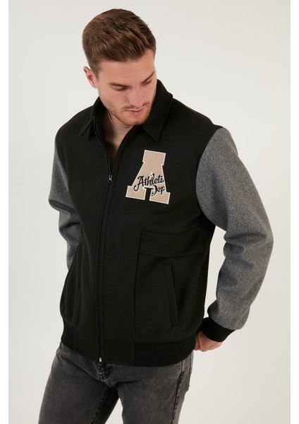 Armalı Fermuarlı Regular Fit Bomber Mont Erkek Mont 5715896 modelleri