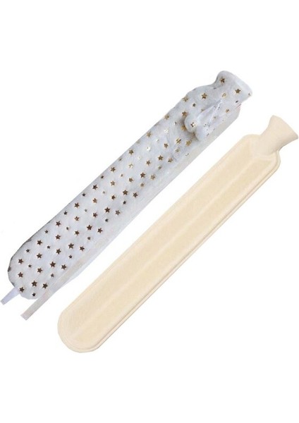 Ekstra Uzun Sıcak Su Torbası Peluş Çantalı - Beyaz (Yurt Dışından)
