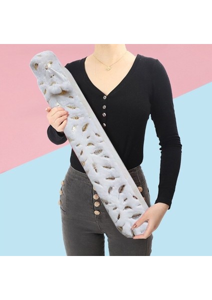 Ekstra Uzun Sıcak Su Torbası Peluş Çantalı - Beyaz (Yurt Dışından) fırsatları