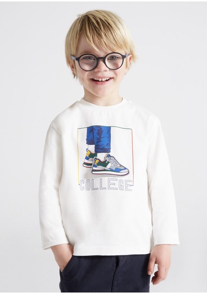 Erkek Çocuk Uzun Kol Krem 4014