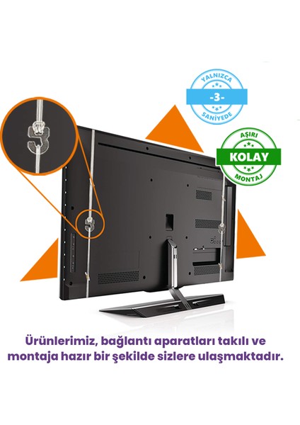 Kristalize Panel Philips 55PFK5709 Tv Ekran Koruyucu Düz (Flat) Ekran