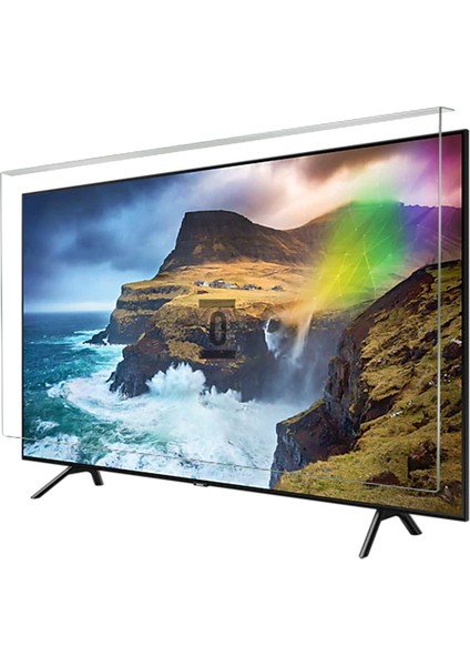 Kristalize Panel Samsung 55TU8000 Tv Ekran Koruyucu Düz (Flat) Ekran