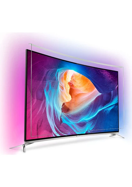 Kristalize Panel Samsung 55NU7500 Tv Ekran Koruyucu Curved Ekran