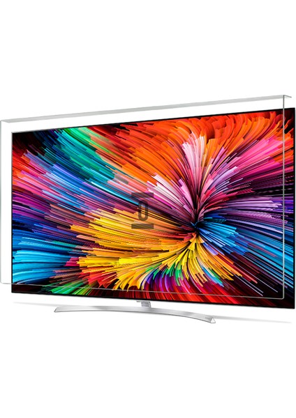 Kristalize Panel Samsung 65AU9000 Tv Ekran Koruyucu Düz (Flat) Ekran