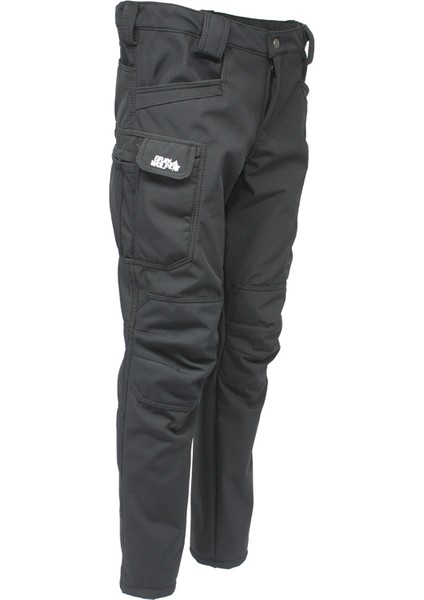 Softshell Polarlı Taktikal Pantolon (Siyah)