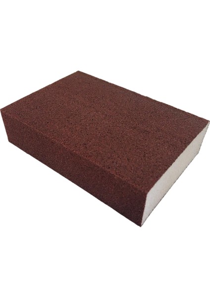 Lumina 3064 Zımpara 100 Kum Takoz Sünger 98*69*26MM Kırmızı
