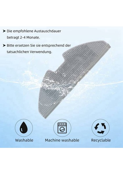 Eufy Robovac G10 G20 G30 Hibrid Yedek Parçalar Hepa Filtre Paspas Bezleri Ana Yan Fırçalı Elektrikli Süpürge (Yurt Dışından)
