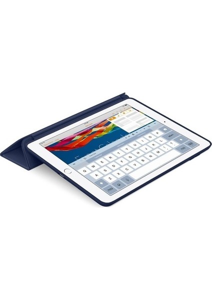 Apple iPad 10. Nesil 10.9 Inç (2022) Prime Smart Orj. Deri Case Tablet Kılıfı Mavi A2696-A2757-A2777