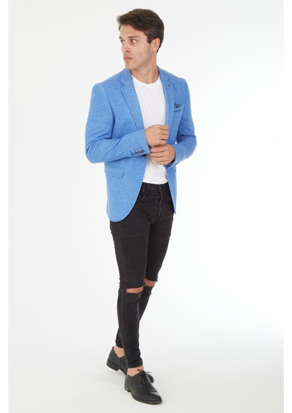 5126 Dar Kalıp Yarım Astarlı Erkek Ceket modelleri