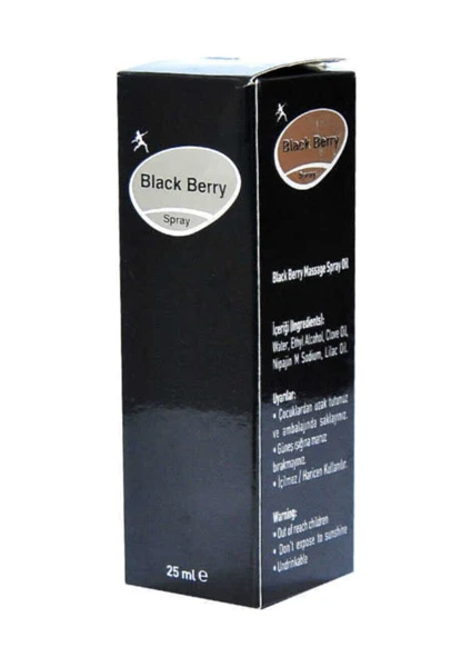 Blackberry Masaj Spray 4 Adet 4x25 ML