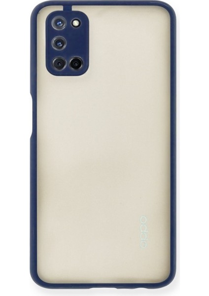 Huawei Oppo A52 Kılıf Hux Arkası Buğulu Sert Mika Silikon